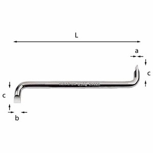 340mm L-Shaped Wrench For Automotive Repair And Maintenance <b>Tools</b> - Product Image 1