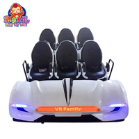 Console de jeu de simulation vr, montagnes russes, vaisseau spatial, 9D, cinéma 6