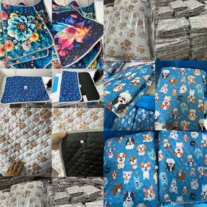 COLLABOR, 12 colores, almohadillas para orinar para camas, incontinencia urinaria, almohadillas sanitarias Unisex, almohadillas rápidas gruesas lavables para entrenamiento de cachorros - Product Image 4