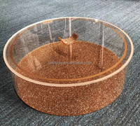 LOGO personnalisé et taille cadeaux juifs Lucite Matzah Pessah Matzah Flip Box