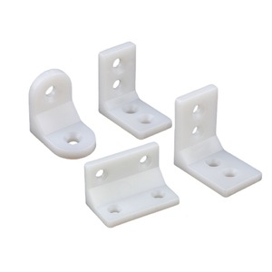 Soporte de esquina de nailon y plástico Soporte de estante ABS engrosado Hogar Conector de muebles en forma de L de 90 grados - Product Image 5