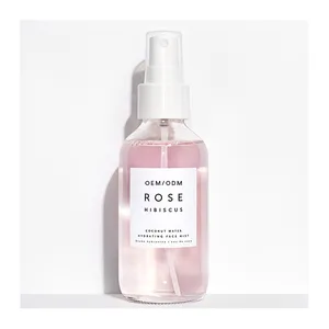 Le migliori vendite calde di fabbrica Private Label idratante restringimento poro rose water biologico