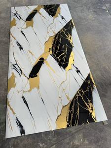 <strong>3D</strong> Digital <strong>Printing</strong> Wall Panel Customized PVC Marble Sheet for TV <strong>Background</strong> - Product Image 2