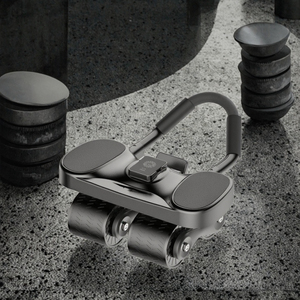 Mạnh mẽ bốn-bánh xe con lăn bụng huấn luyện viên nhà sử dụng thông minh tự động đếm phục hồi đa chức năng thân thiện với môi ABS - Product Image 3