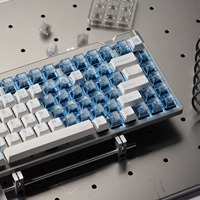 Capuchons de touches PBT PC transparents à sublimation, thème Anime Asuka, profil Cherry pour clavier mécanique Mx Switch 61/64/104/108