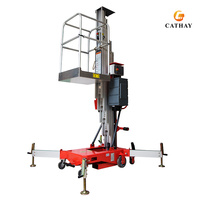 Grue de levage d'homme haut de gamme 5m-14m Mini grue de levage électrique en aluminium équipement d'haltérophilie d'échelle