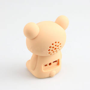 En gros PVC mini ours forme haut-parleur en caoutchouc haut-parleur portable mignon haut-parleur sans fil <span class=keywords><strong>USJ</strong></span> BSCI audit - Product Image 4