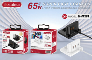 <span class=keywords><strong>Cargador</strong></span> Rápido de <span class=keywords><strong>65W</strong></span> con USB-C para <span class=keywords><strong>OnePlus</strong></span>, Apple, Samsung, iPhone, Huawei, iPad - Product Image 4