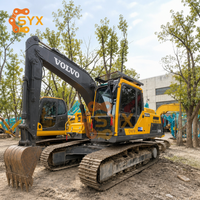 Надежный экскаватор Volvo EC200D с гидравлическим гусеничным ходом, ковшом 0,95 м, грузоподъемностью 20 тонн, б/у, для земляных работ и строительства