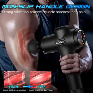 Pistola de masaje de percusión de tejido profundo portátil profesional de Venta caliente con control cronometrado para la relajación de todo el cuerpo - Product Image 3