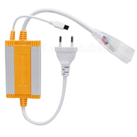 Controlador Remoto Impermeable de 800W/1500W con 24 Teclas para Tiras LED RGB de 220V, Fuente de Alimentación para Luces de Neón de Exterior, Controlador de Iluminación