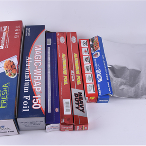 Factory Direct Selling Heavy Duty Composited Food Grade Aluminum <b>Foil</b> Roll Soft Temper Custom Logo Printing for <b>Kitchen</b> Use - Product Image 3