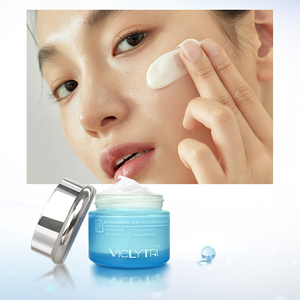 Akne ücretsiz yüz cilt için 50g nemlendirici en iyi krem Vitamin B5 OEM japonya kiraz çiçekleri cilt parlatıcı yüz kremi - Product Image 3