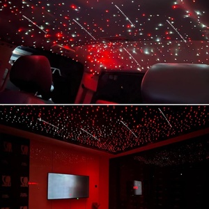 Kit Stella Cadente Bianca 120pz Fibre Ottiche 1.0mm Motore Luminoso Animato 12W Controllo App Mobile per Soffitti Stellati - Product Image 6