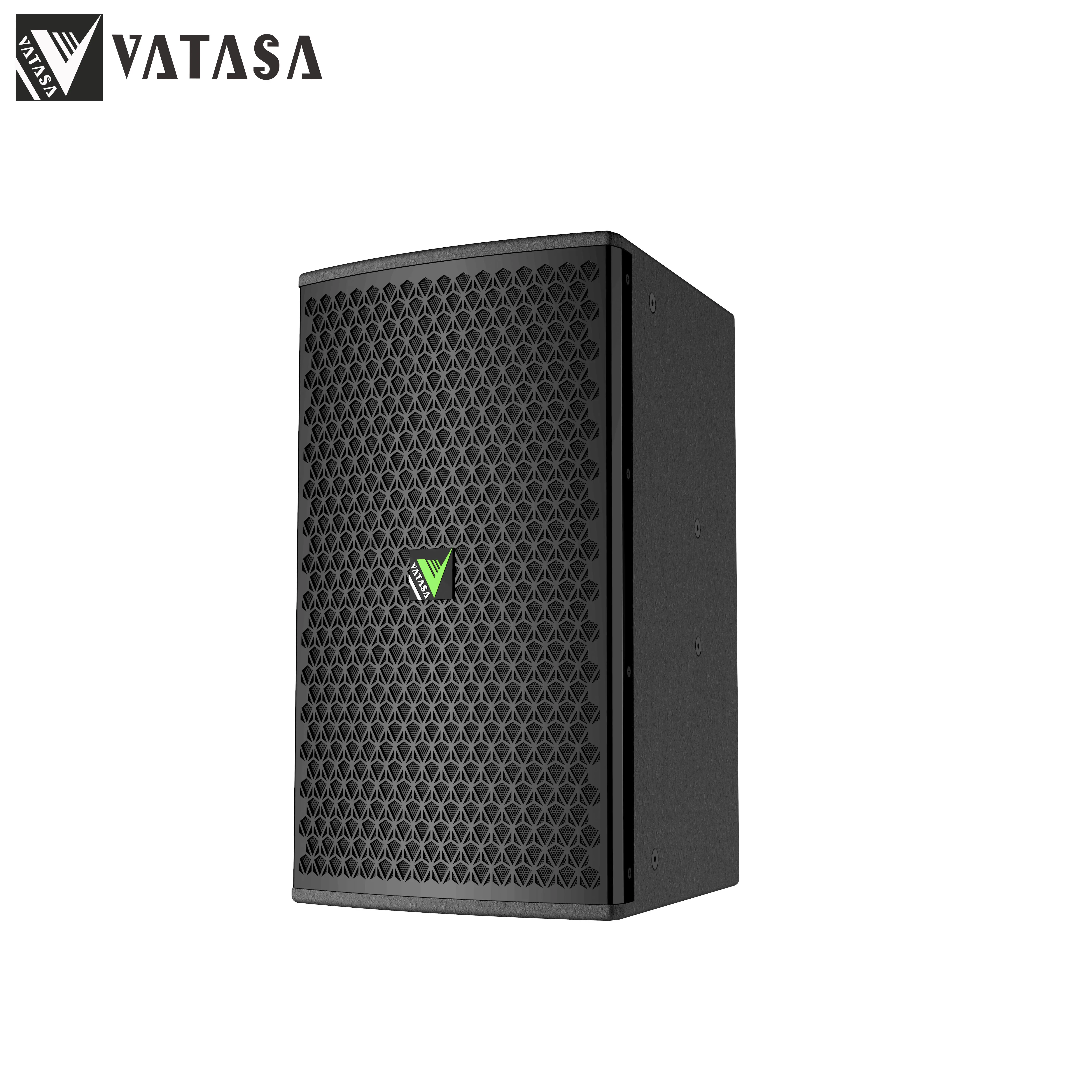 VATASA 전문 12 인치 오디오 사운드 박스 450W 나무 콘서트 오디오 시스템 스피커