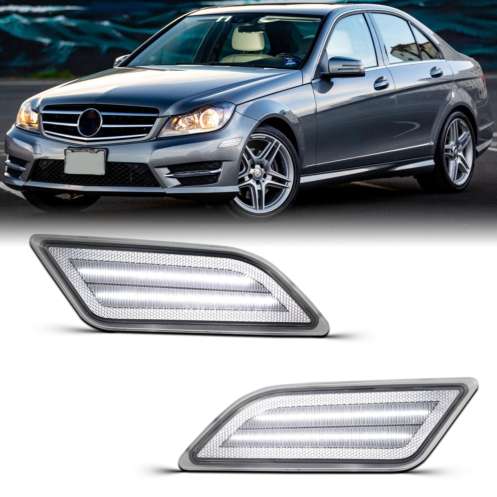 Lente transparente luz blanca 02-0615