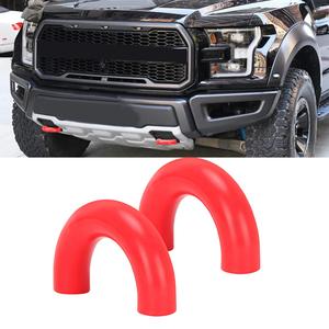 2021-2024 crochets de remorquage rouges couvre installation facile accessoires de voiture en acier pour crochet de remorque arrière Big Bend - Product Image 4