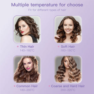 Ferro Arricciacapelli Automatico Professionale con Display LCD, Temperatura Regolabile, Ceramica PTC, Rotazione Automatica da 28mm - Product Image 6