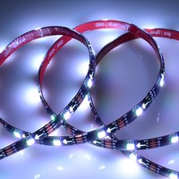 Bandes lumineuses LED numériques programmables RGB pour la maison, certifiées CE ETL BIS, bande LED COB DC 5V, bandes lumineuses LED pour décorations intérieures et extérieures
