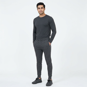 Men's Lightweight High <b>Joggers</b> Tracksuit Set Breathable Polyester Sweatshirt Casual Style OEM Bulk - Product Image 1
