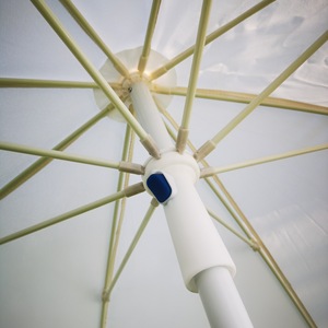 Venta al por mayor de sombrillas coloridas de moda jardín poste de aluminio con rotación sombrilla de playa con borlas - Product Image 3