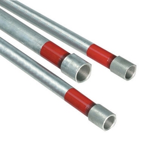 Tuyau en acier galvanisé fileté de 2 pouces, longueur 300 cm, pour l'eau et le gaz - Product Image 1