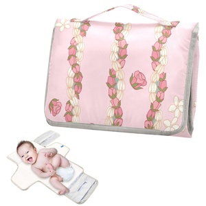 Colchoneta Cambiador de Pañales Impermeable Aloha Collection Hawaiian Puakenikeni, Portátil y Plegable para Bebés, Bolsa para Cambiar Pañales para Viajes - Product Image 2