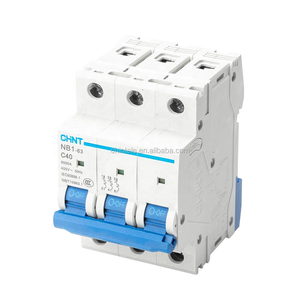 Interruptor Automático Miniatura CHINT NB1-63 <span class=keywords><strong>C40</strong></span> 6kA 400V 50Hz MCB IEC60898-1 GB/T10963.1 CCC de Fábrica Profesional China - Product Image 2