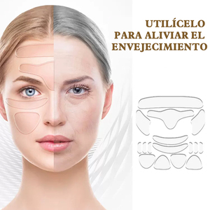 Silicone Anti-Wrinkle Pads for Face Neck Reusable Skin Care Treatment Smooth Fine Lines  Wrinkles Non <span class=keywords><strong>Slip</strong></span> Comfortable f - Product Image 2
