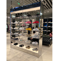 Présentoir à chaussures rotatif à 360°, rangement vertical pour chaussures et sacs à main, organisation de placard