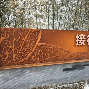 S235J2W S235J0W แผ่นเหล็ก S355J2W S355J0W ผุกร่อนแผ่นเหล็กรีดร้อน S355J2WP S355K2W ผุกร่อนสำหรับสภาพอากาศ - Product Image 1