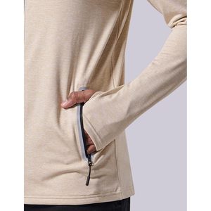 Sweat-shirt à capuche zippé pour homme FOXA, en polaire, avec poches zippées, léger, respirant, pour la course à pied, vêtements décontractés - Product Image 6