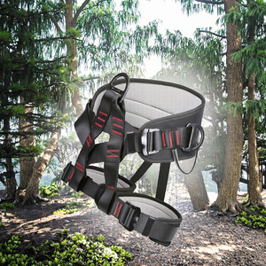 Sabuk Pengaman Panjat Tebing, Panjat Gua, Rappelling, dan Panjat Pohon; Harness Setengah Badan Lebar; Perlengkapan Panjat Tebing; Pelindung Pinggang; Perlindungan Jatuh - Product Image 3