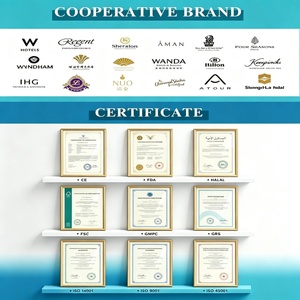 Pantuflas de <span class=keywords><strong>Hotel</strong></span> Blancas de Lujo de 5 Estrellas con Logotipo Personalizado, Antideslizantes, Ecológicas y Desechables para Huéspedes de <span class=keywords><strong>Hotel</strong></span> - Product Image 6