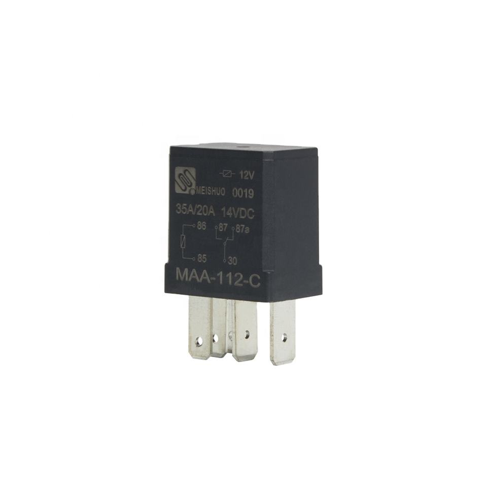 Meishuo MAA-112-C Auto Relays DC Power 12v 5 Pin Car Relay for Automotive and New Energy Vehicles