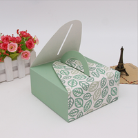 Boîte en papier personnalisée pour cookies vente en gros, pour faire soi-même des bonbons, tarte aux œufs, avec poignée, chocolat, emballage de cadeau de mariage, boîte à gâteaux