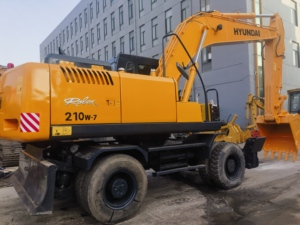 รถขุดล้อยางมือสอง Hyundai R210W-7 ขนาด 21 ตัน ปี 2015-2019 รุ่น 210w - Product Image 5
