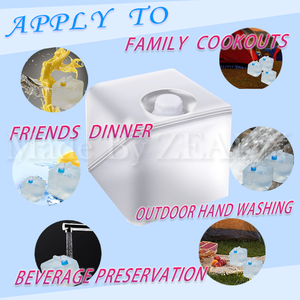 5-20L pliable aseptique chimique liquide Sauce soja saké Gel médical formol emballage en plastique Cubitainer avec couvercle - Product Image 3