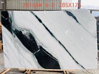 Dalle de marbre blanc Panda naturel poli de qualité supérieure, jointée en chevron, pour comptoir de cuisine et mur de fond TV, pour entrepreneurs, ISO9001