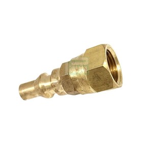 Brass Gas Cylinder Adapter For Camping <b>Stove</b> Portable Fuel Connector One Piece Design - Product Image 3