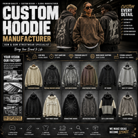 Sweat à capuche personnalisé double couche imprimé léopard en molleton épais, coupe oversize, réversible, zippé, pour homme