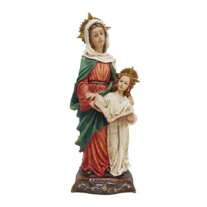 New Arrivals Resin Virgin Mary And Baby Jesus Statue Christian Art Home Decor Gifts Crafts Catholic Religious Products