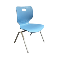 Meubles de bibliothèque scolaire, vente flash, chaise fixe de bibliothèque, chaise d'étudiant