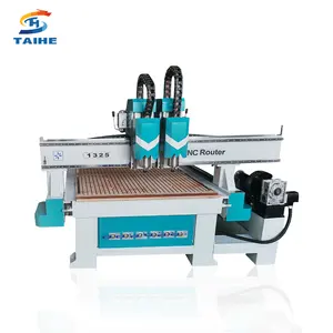 TAIHE Cnc Router 3 Axes Mainly For Lockers Spindle WoodWorking Acp Panel 1325 CNC Router
