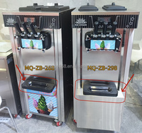 15-20L/H 전기 스노우 화이트 아이스크림 제조기 3가지 맛 자동 요구르트 제조 소프트 아이스크림 메이커