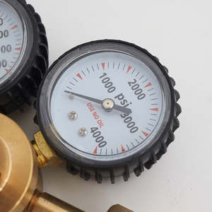 Regulador de nitrogênio de bronze 800 psi, regulador de pressão de saída cga580 com medidores duplos - Product Image 6