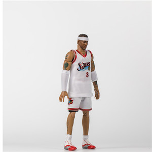 Vente en gros figurine d'action en plastique de haute qualité avec support OEM et impression 3D <span class=keywords><strong>NBA</strong></span> Basketball Iverson PVC Vinyl Figure Toy - Product Image 1
