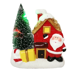 Set villaggio di natale in ceramica-<span class=keywords><strong>case</strong></span> per le <span class=keywords><strong>vacanze</strong></span> in miniatura con ornamenti per <span class=keywords><strong>alberi</strong></span>, decorazioni da tavolo di Natale - Product Image 1