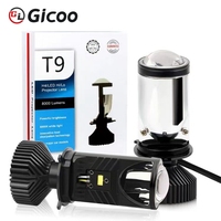 GICOO Y9 80W 16000LM 12V Nouveau 6000K Éclairage automobile Ampoules de projecteur LED H4 Canbus Phare de voiture à faisceau haut/bas
