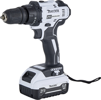 Ensemble perceuse sans fil et meuleuse d'angle en acier inoxydable OEM ODM OBM avec quatre batteries, un chargeur et une boîte à outils